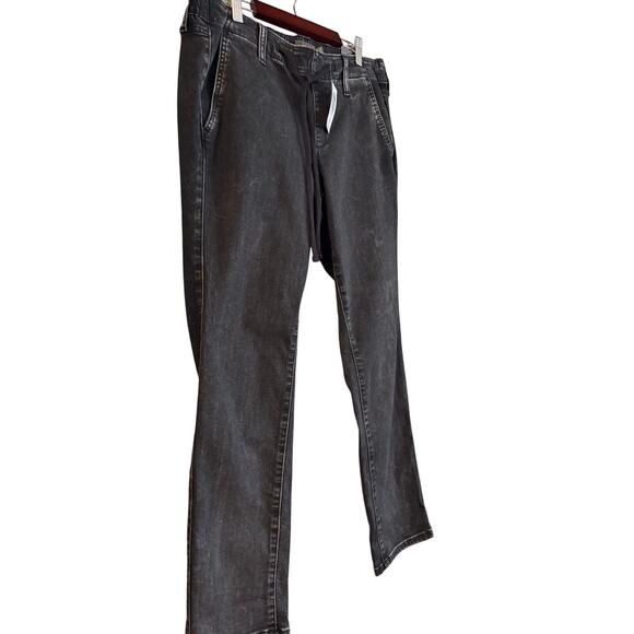 Torrid Feel the Fit Black Elastic Drawstring Waist Straight Leg Jeans NWT 00R - Picture 4 of 7